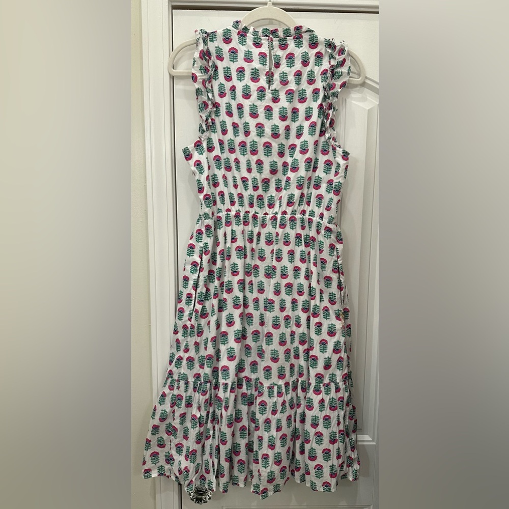 J. Crew Ruffled Floral Dress 8 - Picture 9 of 12
